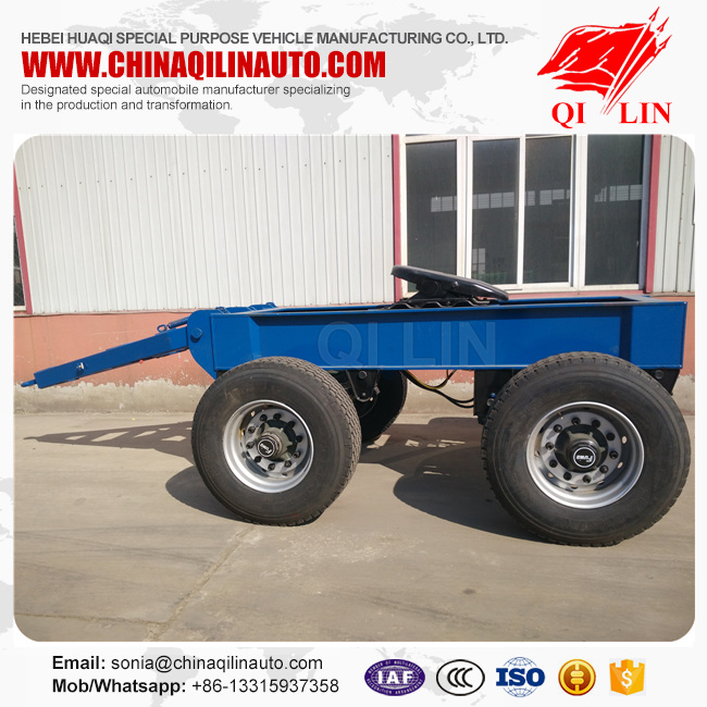 2 axles 10 tons payload dolly trailer
