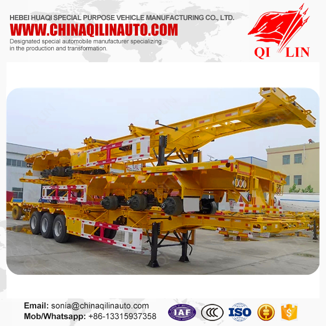 Hebei Huaqi Special Purpose Vehicle Manufacturing Co., Ltd._Skeleton semi  trailer