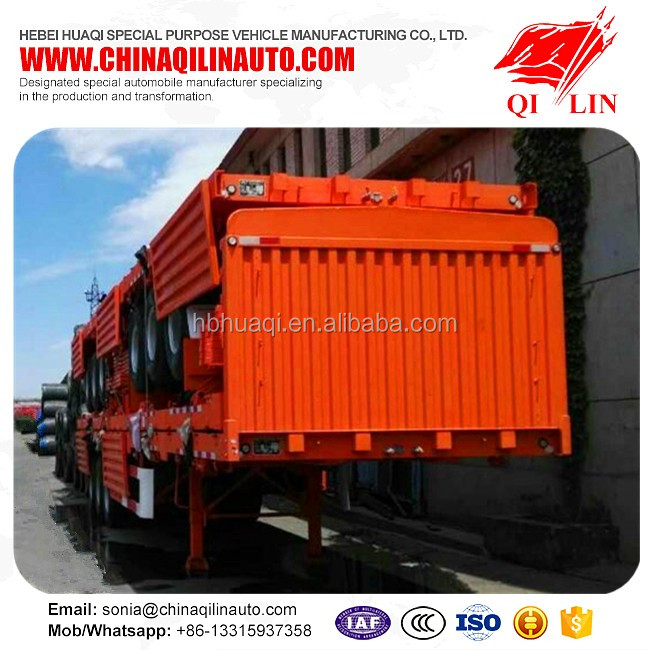Cheap price dropside semi trailer with good product quality