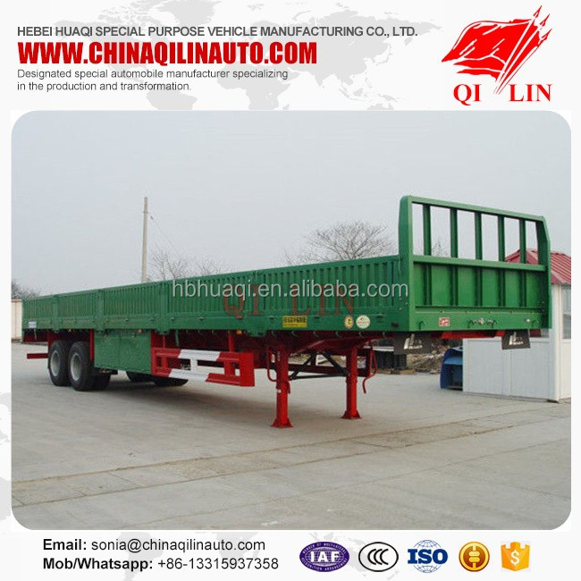 China cargo animal transport fence good quality stake semi trailer for sale