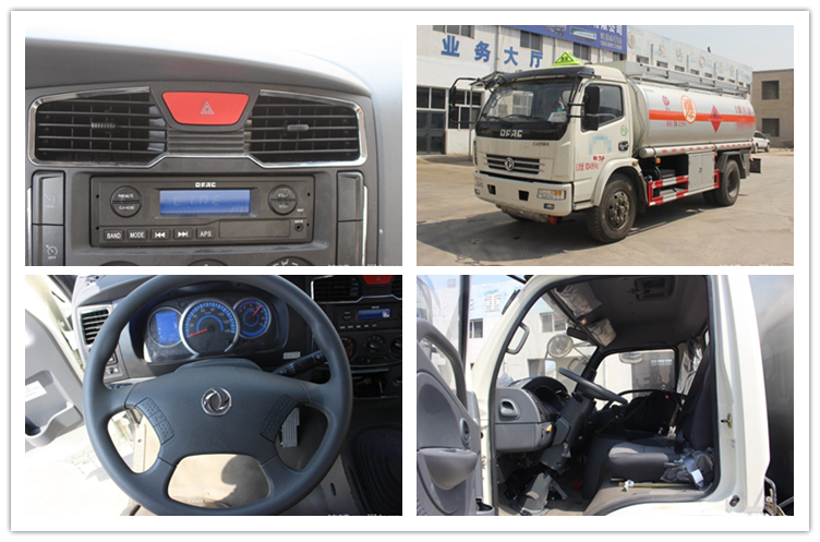 dongfeng chassis 143 hp 1000 liters diesel oil tank truck for sale