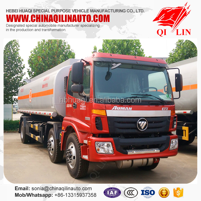 LHD / RHD 6X2 drive wheel 20000 liters capacity oil fuel tank truck