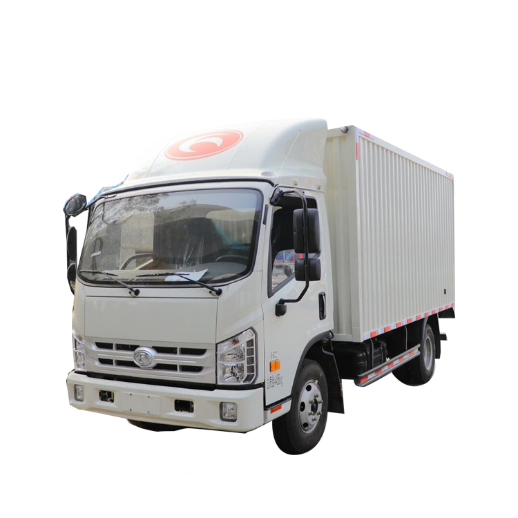 Commercial 6wheel cargo truck price 4X2 fence van cargo truck for sale