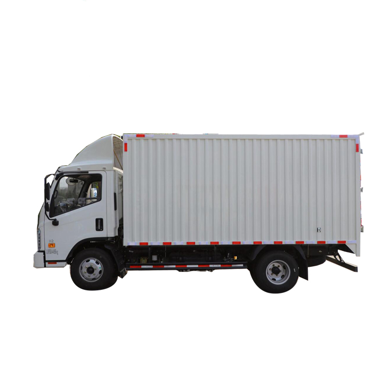 Commercial 6wheel cargo truck price 4X2 fence van cargo truck for sale