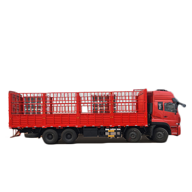 china 12 wheels container cage truck with ABS system for sale