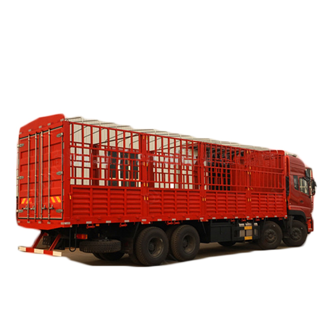 china 12 wheels container cage truck with ABS system for sale